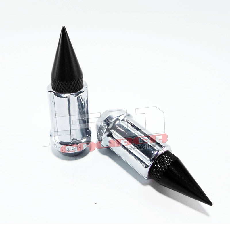 Load image into Gallery viewer, 12 x 1.25 mm Chrome Spiked Lug Nuts - 16 Pack
