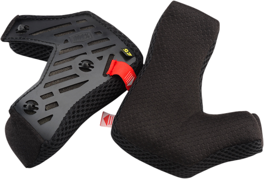 100% Aircraft 2 Cheek Pads - 24 mm 89014-00002