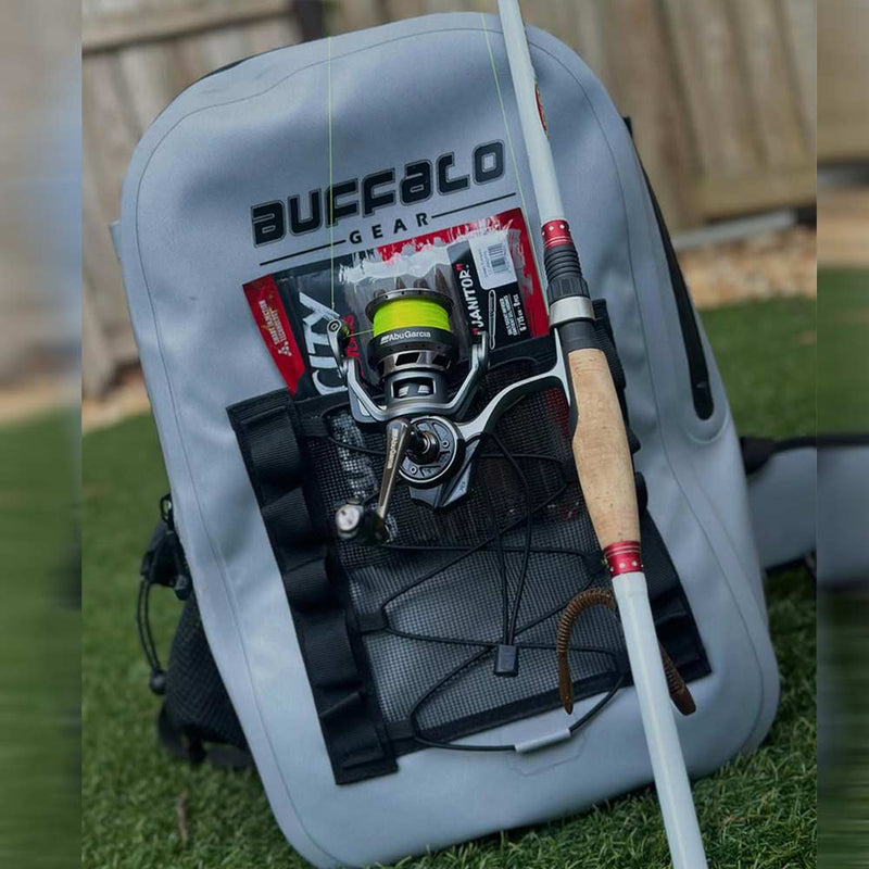 Load image into Gallery viewer, 27QT Waterproof Fishing Backpack with Rod Holder
