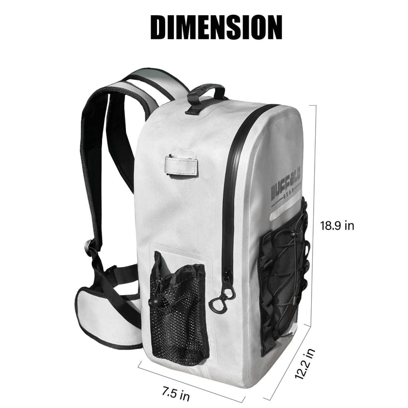 Load image into Gallery viewer, 27QT Waterproof Fishing Backpack with Rod Holder
