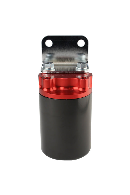 Aeromotive 10 Micron, Red/Black Canister Fuel Filter