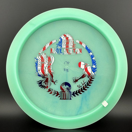 2017 Glow Champion Firebird (Penned) - Swirls - Nate Sexton Bottom Stamp