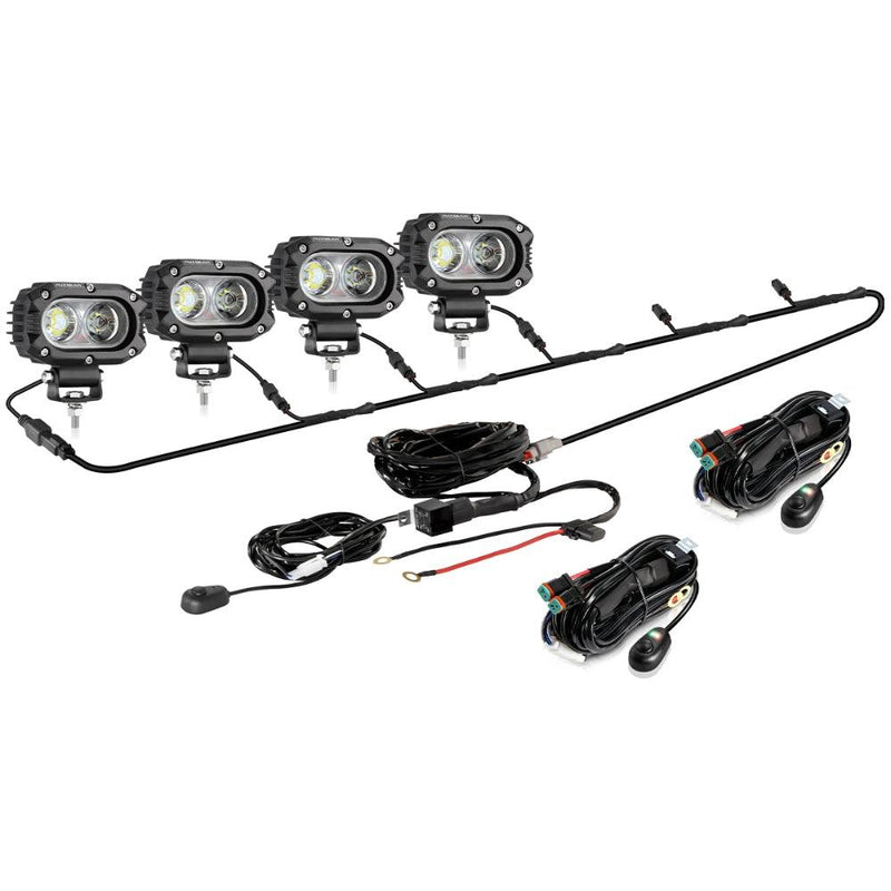 Load image into Gallery viewer, R4 Series | 4 Inch 60W Flood Beam LED Pods Light White Driving Light
