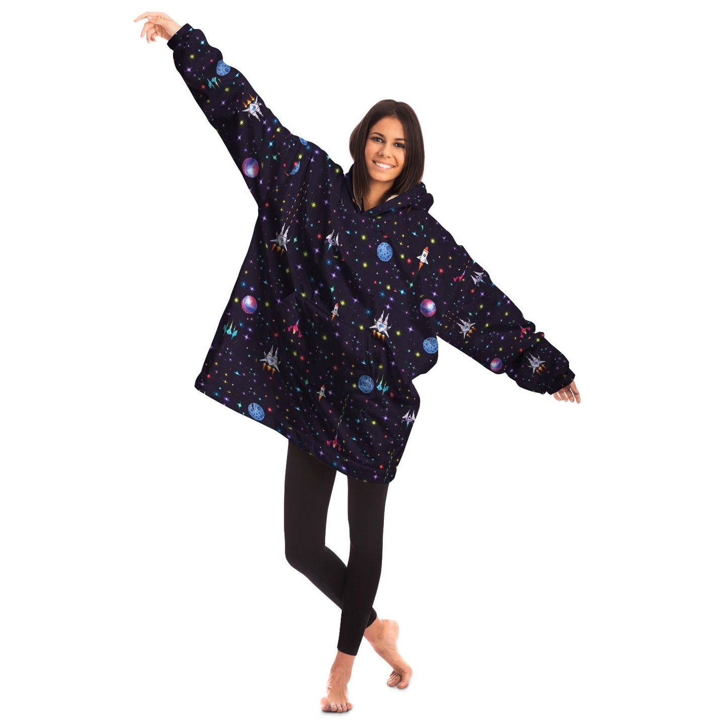 Rad Palm Invaders Snug Hoodie