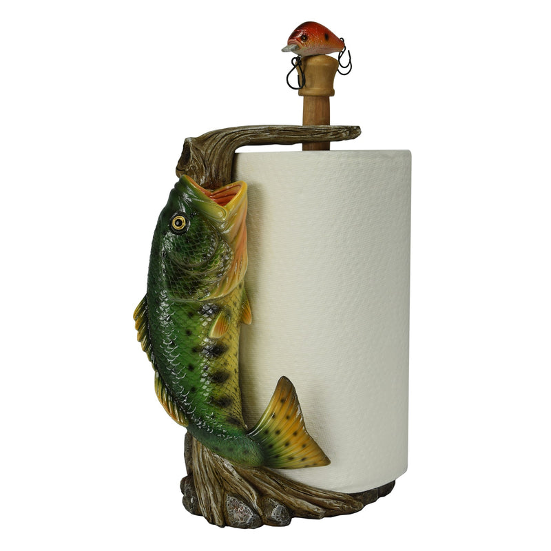 Load image into Gallery viewer, Paper Towel Holder-Largemouth Bass
