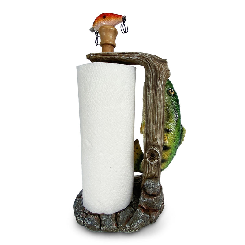 Load image into Gallery viewer, Paper Towel Holder-Largemouth Bass
