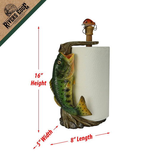 Paper Towel Holder-Largemouth Bass