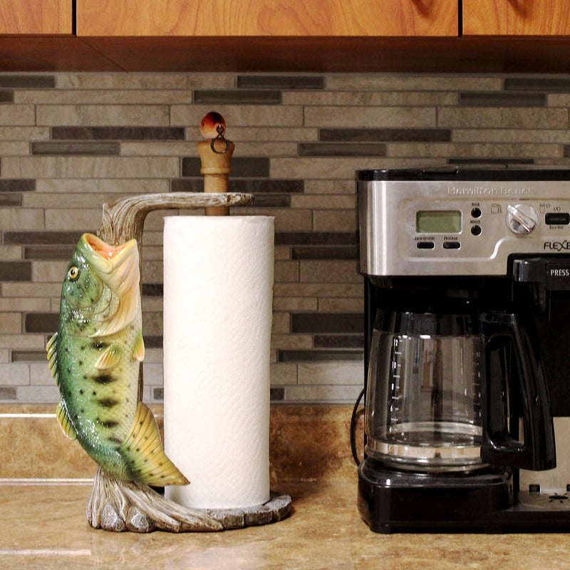 Load image into Gallery viewer, Paper Towel Holder-Largemouth Bass
