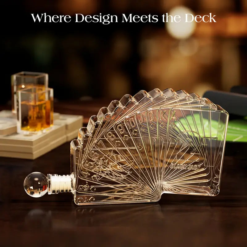 Load image into Gallery viewer, Poker Night Whiskey Decanter Set
