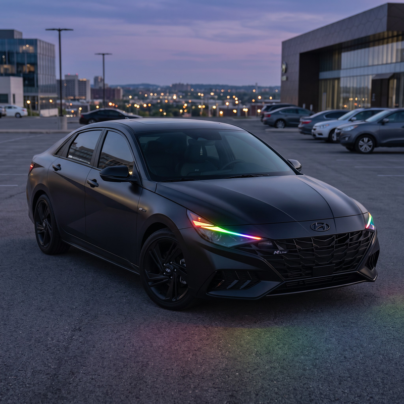 Load image into Gallery viewer, Hyundai Elantra Multicolor Flow Series DRL Boards (2021-2023)
