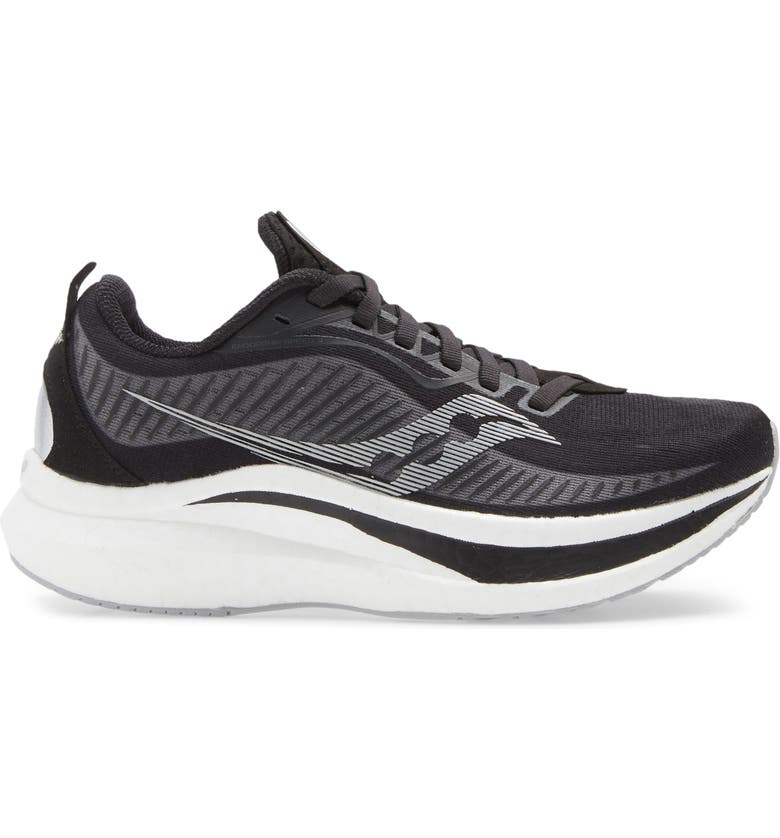 Women's Saucony Endorphin Speed 2, Black/Shadow, 5 B Medium - Skoutley Outdoors LLC