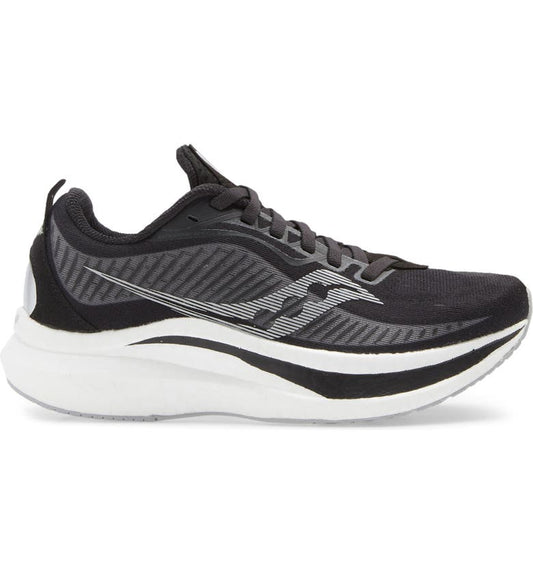 Women's Saucony Endorphin Speed 2, Black/Shadow, 5 B Medium - Skoutley Outdoors LLC