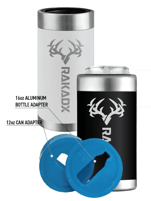 Insulated Engraved Can Cooler for 12oz and 16 oz | 2 Colors - Skoutley Outdoors LLC