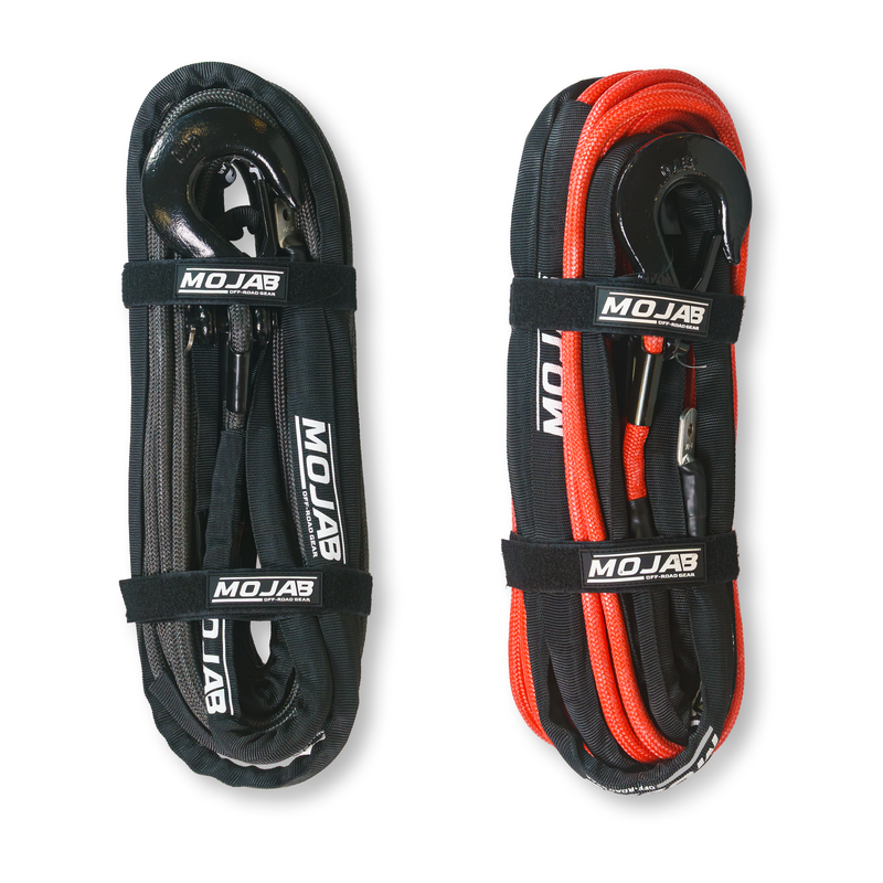 Load image into Gallery viewer, 3/8'' x 85' Double Braided Winch Rope with Removeable forged winch hook
