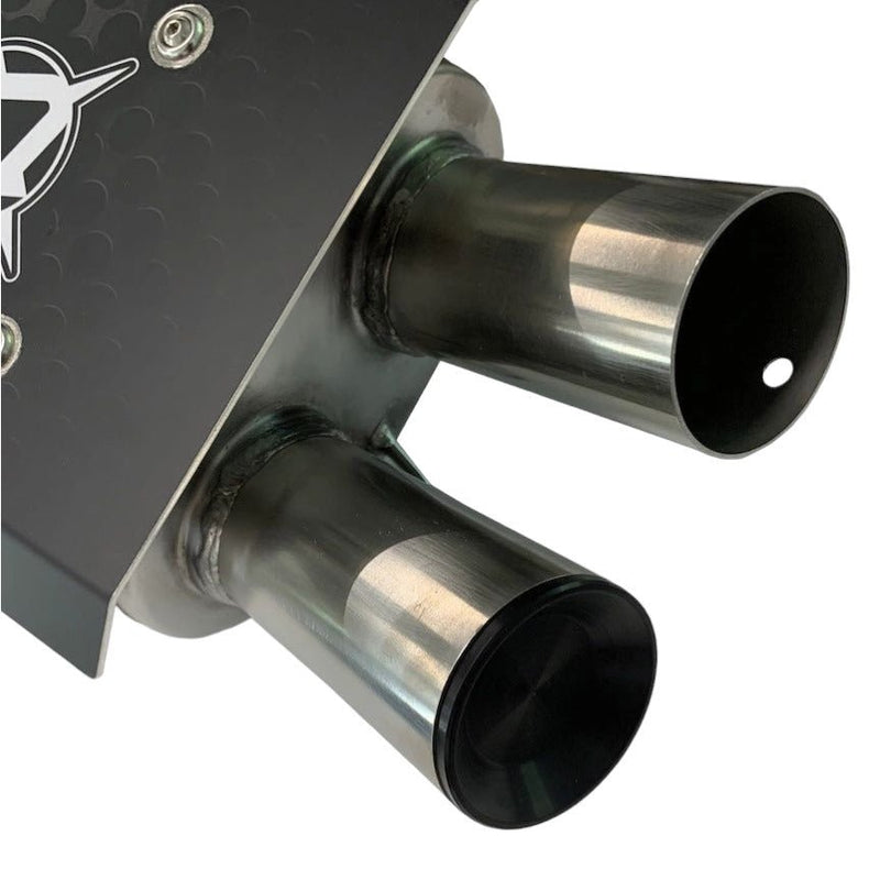 Load image into Gallery viewer, Aftermarket Assassins Stainless Slip-On Exhaust for RZR XP Turbo / Turbo S
