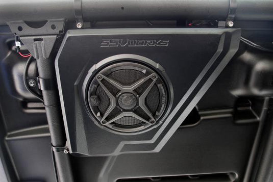 Yamaha Wolverine X4 Audio Pod System with MRB3 Dash Kit and Overhead Front Speaker Pods