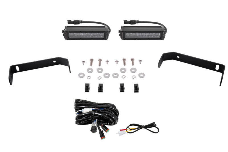 Load image into Gallery viewer, Diode Dynamics 19-21 Ford Ranger SS6 LED Lightbar Kit - Amber Driving
