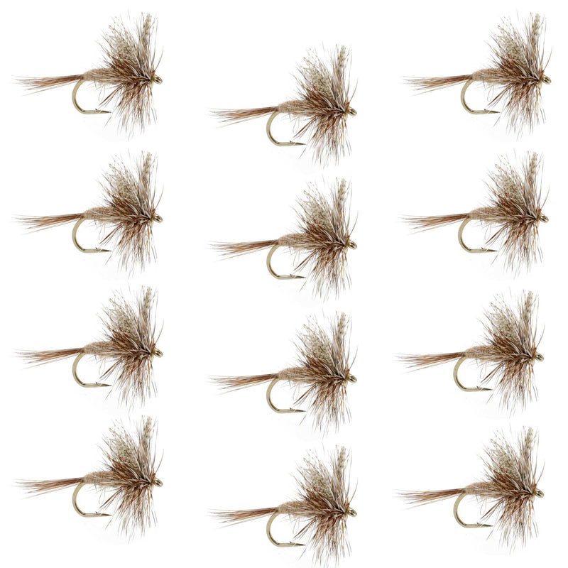 Load image into Gallery viewer, March Brown Classic Dry Fly - 1 Dozen Flies Hook Size 16
