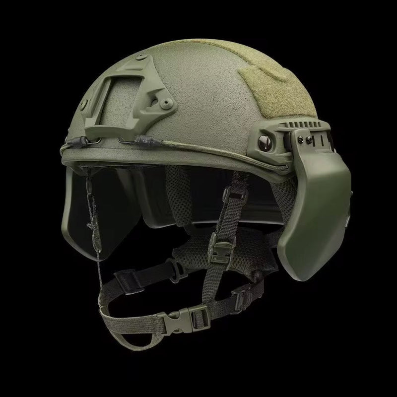 Load image into Gallery viewer, “Ear Armor” Attachable Side Helmet Protection for High Cut Helmet: Tested to LEVEL IIIA

