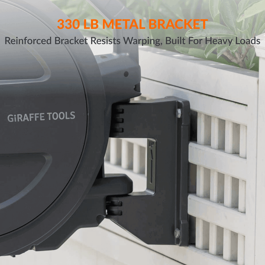 Retractable Garden Hose Reel 62ft-155ft