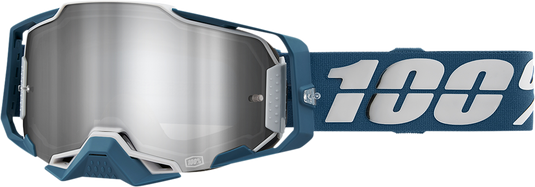 100% Armega Goggles - Albar - Flash Silver 50005-00005