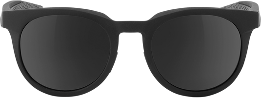 100% Campo Sunglasses - Matte Black - Smoke 61026-019-57