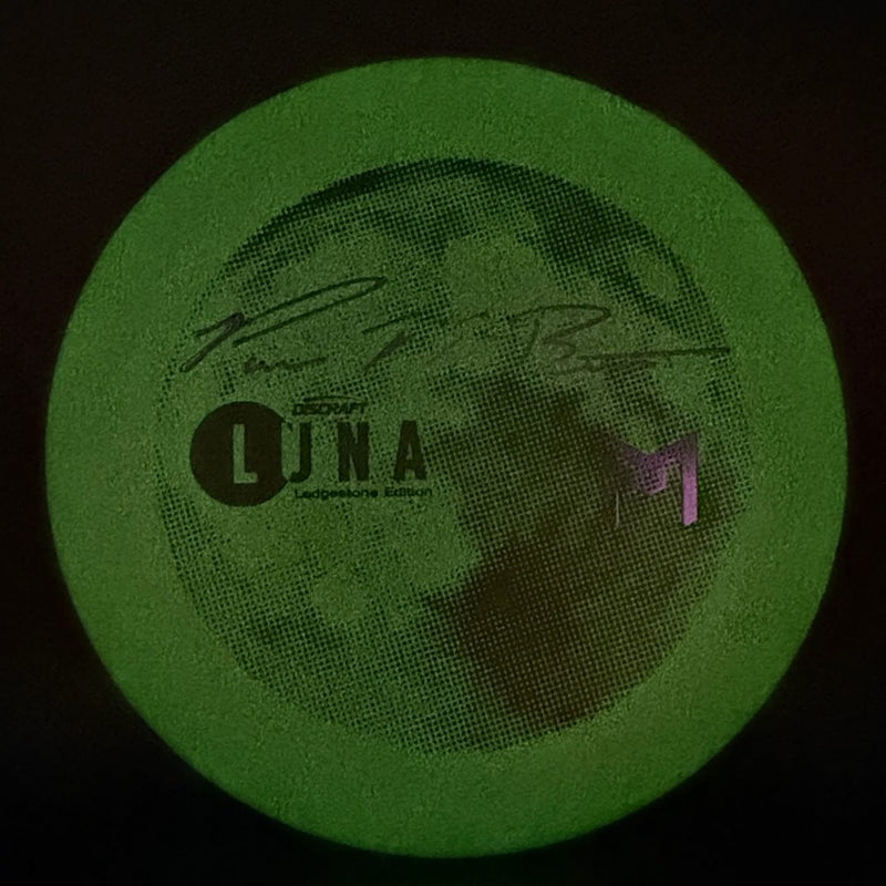 Load image into Gallery viewer, Glo Rubber Blend Luna - Paul McBeth Overstamp Misprint
