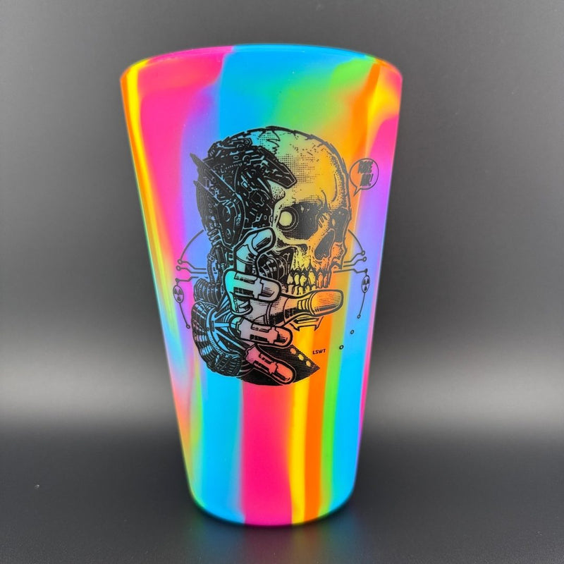 Load image into Gallery viewer, Silicone Pint Glass (16 Oz) - [STRATUS] Fear by Les White
