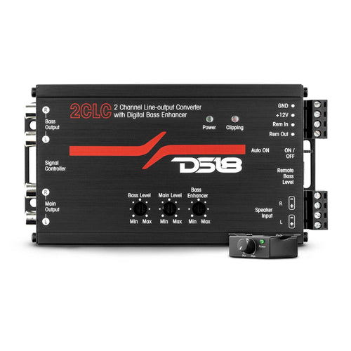 2-Channel Line Output Converter with Digital Bass Enhancer - Skoutley Outdoors LLC