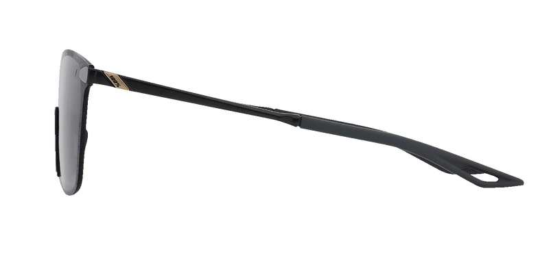 Load image into Gallery viewer, 100% Legere Sunglasses - Square - Polished Black - Smoke 60020-00000
