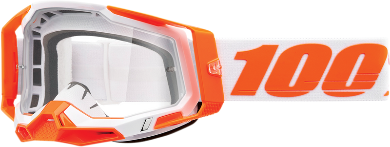 Load image into Gallery viewer, 100% Racecraft 2 Goggles - Orange - Clear 50009-00013
