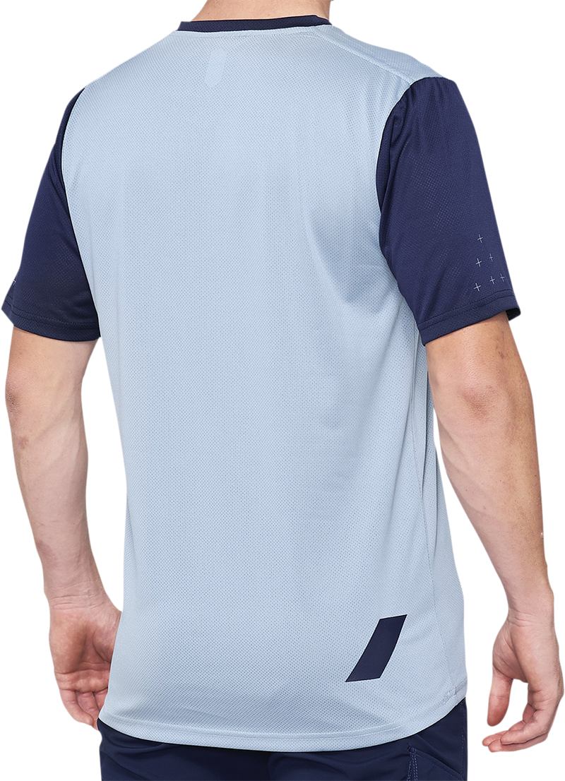 Load image into Gallery viewer, 100% Ridecamp Jersey - Short-Sleeve - Blue/Navy - Small 40027-00010
