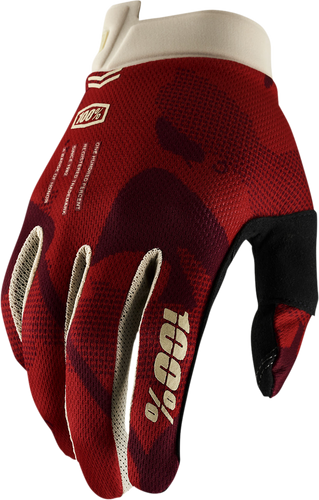 100% iTrack Gloves - Terra - Small 10008-00025