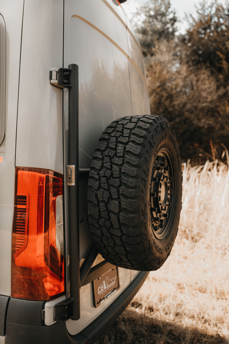 Load image into Gallery viewer, CAtuned Off-Road 2019+ Sprinter Tire Carrier
