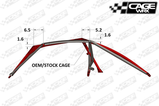 Kawasaki KRX 1000 Roll Cage | ASSEMBLED | "SPORT CAGE"