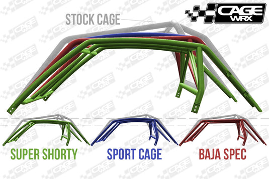 Polaris RZR XP / XP Turbo (2014-2018) Roll Cage | ASSEMBLED | "BAJA SPEC"