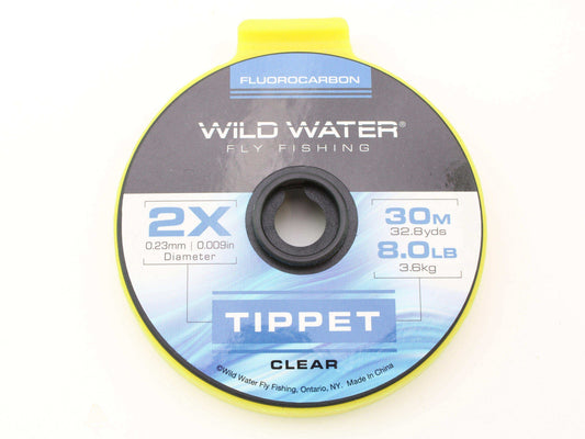 2X Fluorocarbon Tippet Spool, 30m | Wild Water Fly Fishing - Skoutley Outdoors LLC
