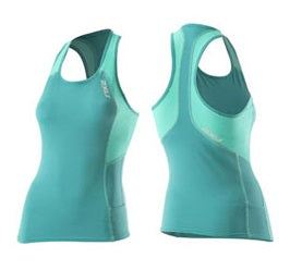 2XU Comp Women's Tri Singlet, Emerald, X-Small