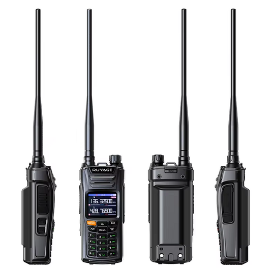 Ruyage UV6D VHF UHF Analog Long Range Two Way Radio Walkie Talkie