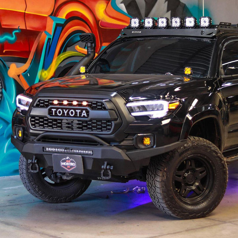 Load image into Gallery viewer, 6Pcs 5 Inch 110W White/Amber LED Pods Lights with Power Harness
