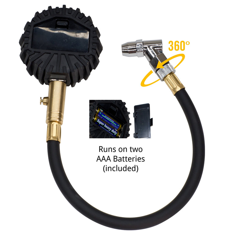 Load image into Gallery viewer, ElitePro™ Digital Tire Pressure Gauge - Professional Accuracy - 200 PSI
