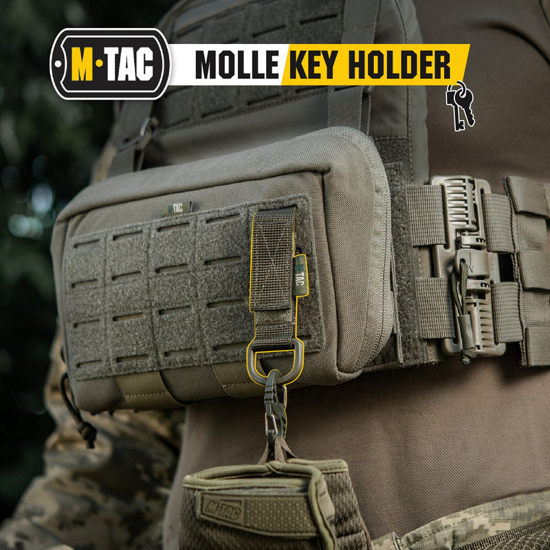 Load image into Gallery viewer, M-Tac Key Holder for Belt with D-Ring Key Clip
