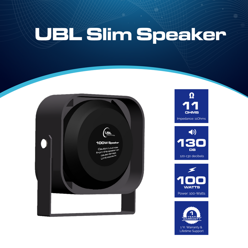 Load image into Gallery viewer, UBL 100W Slim Siren Speaker
