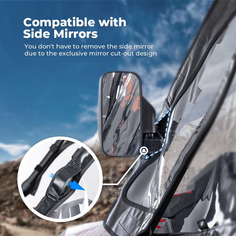 Load image into Gallery viewer, UTV Soft Upper Door Cab Enclosure Set for Polaris RZR XP 1000 / Turbo 2014-2023

