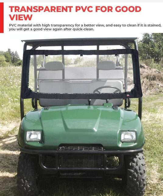 Clear Full Soft Window for Kawasaki Mule2500/3000/Polaris Ranger