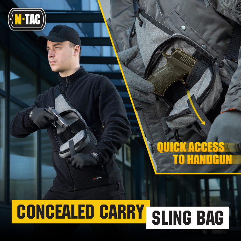 Load image into Gallery viewer, M-Tac Tactical Bag Shoulder Chest Pack with Sling &amp; Loop Panel
