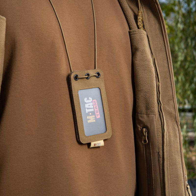 Load image into Gallery viewer, M-Tac Tactical Badge Holder Hanging ID Card Case Hook Surface Draw Cord
