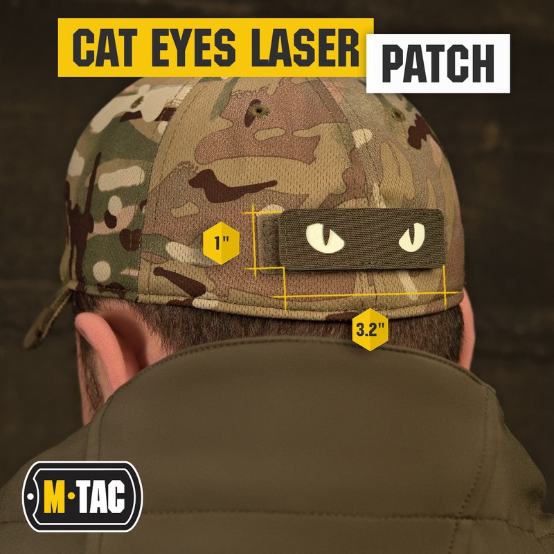Load image into Gallery viewer, M-Tac Patch Cat Eyes Laser Cut
