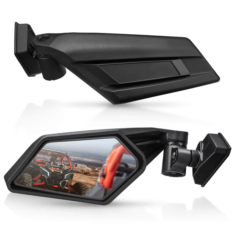 Load image into Gallery viewer, Front Lower Door Inserts &amp; UTV Side View Mirror For Can-Am Maverick X3
