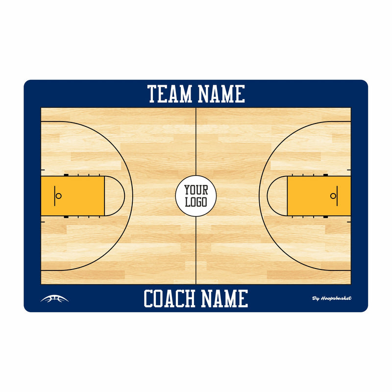 Load image into Gallery viewer, Custom Women's NCAA Basketball Coaching Board 15.7 x 10.6 in (Classic)
